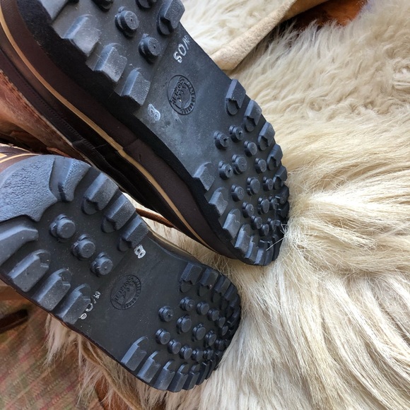 SOLD Sorel chestnut leather winter boots - Picture 4 of 11